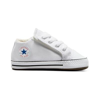 Converse Baby Jungen Chuck Taylor All Star Cribster Hohe Sneaker, White Natural Ivory White, 19 EU Converse Baby Jungen Chuck Taylor All Star Cribster Hohe Sneaker, White Natural Ivory White, 19 EU