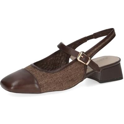 CAPRICE Damen Pumps mit Absatz, Braun (DK Brown Comb), 38,5 CAPRICE Damen Pumps mit Absatz, Braun (DK Brown Comb), 38,5