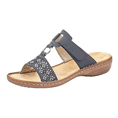 Rieker Damen Keilsandalen 60871, Frauen Sandalen,Sommerschuhe,Freizeitschuhe,offene Schuhe,Strandschuhe,blau (14),38 EU / 5 UK Rieker Damen Keilsandalen 60871, Frauen Sandalen,Sommerschuhe,Freizeitschuhe,offene Schuhe,Strandschuhe,blau (14),38 EU / 5 UK