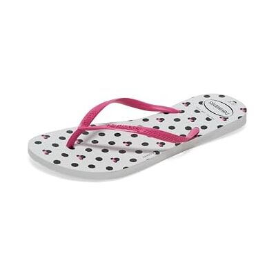 Havaianas Slim Disney Damen FlipFlop White/Pink Flux 39 EU Havaianas Slim Disney Damen FlipFlop White/Pink Flux 39 EU