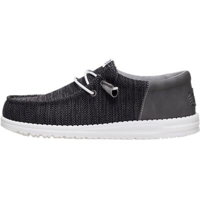 HEYDUDE Herren Wally Funk Craft Mesh Mokassin, Schwarz, 44 EU HEYDUDE Herren Wally Funk Craft Mesh Mokassin, Schwarz, 44 EU