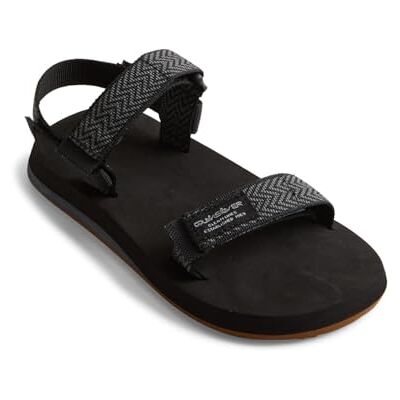 Quiksilver Jungen Monkey Caged Sandale, Black Grey Black, 30 EU Quiksilver Jungen Monkey Caged Sandale, Black Grey Black, 30 EU