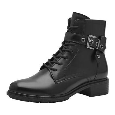 Tamaris Damen Stiefelette Blockabsatz bequem; BLACK, EU 37 Tamaris Damen Stiefelette Blockabsatz bequem; BLACK, EU 37
