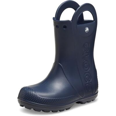 Crocs Unisex Kinder Handle It Rain Boot K Stiefel, Navy, 29/30 EU Crocs Unisex Kinder Handle It Rain Boot K Stiefel, Navy, 29/30 EU