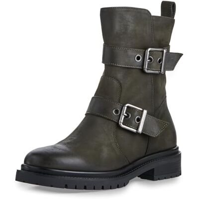 Tamaris Damen Stiefelette Leder bequem; GREEN, EU 39 Tamaris Damen Stiefelette Leder bequem; GREEN, EU 39