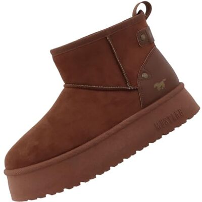 MUSTANG Damen Stiefelette Brown EU 38 MUSTANG Damen Stiefelette Brown EU 38