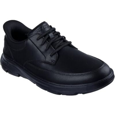 Skechers Herren Arch Fit Garza Rowan Slip-InTurnschuhe, Black Leather / Synthetic, 41.5 EU Skechers Herren Arch Fit Garza Rowan Slip-InTurnschuhe, Black Leather / Synthetic, 41.5 EU