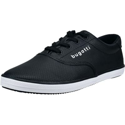 Bugatti man Herren Low-Top Sneaker, Männer Sneaker, Wechselfußbett,Laufschuhe,Freizeit,leger,sportlich,maennlich,Men's,Black (1000),42 EU/EU UK Bugatti man Herren Low-Top Sneaker, Männer Sneaker, Wechselfußbett,Laufschuhe,Freizeit,leger,sportlich,maennlich,Men's,Black (1000),42 EU/EU UK