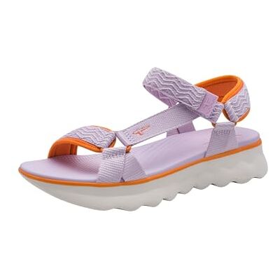 Tamaris Damen Sandalette mit Keilabsatz, lila, 37 EU Tamaris Damen Sandalette mit Keilabsatz, lila, 37 EU