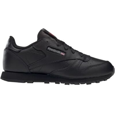 Reebok Classic Leather Jungen Sneaker, Black 1, 32 EU Reebok Classic Leather Jungen Sneaker, Black 1, 32 EU