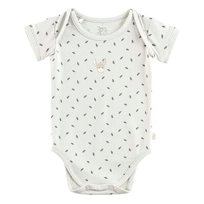 Sterntaler Unisex Body Blätter Babybody, helltürkis, 80 Sterntaler Unisex Body Blätter Babybody, helltürkis, 80