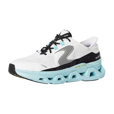 Skechers Herren Glide-Step Altus Slip-InTurnschuhe, White Hotmelt/Mesh/Blue Trim, 39.5 EU Skechers Herren Glide-Step Altus Slip-InTurnschuhe, White Hotmelt/Mesh/Blue Trim, 39.5 EU
