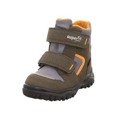 Superfit Jungen HUSKY1 Boot, Modern, GRÜN/ORANGE 7010, 19 Superfit Jungen HUSKY1 Boot, Modern, GRÜN/ORANGE 7010, 19