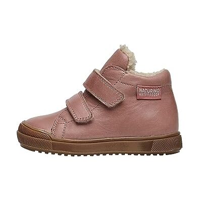 Naturino New MULAZ VL-Schuhe aus Leder mit Futter aus Kunst-Shearling Rosa 20 Naturino New MULAZ VL-Schuhe aus Leder mit Futter aus Kunst-Shearling Rosa 20