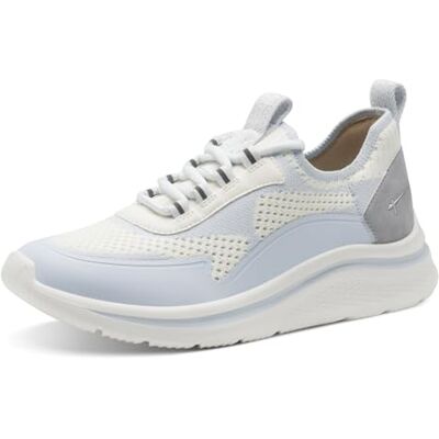 Tamaris Comfort Damen Sneaker flach mit Chunky-Sohle Vegan, Blau (Lt Blue), 38 EU Tamaris Comfort Damen Sneaker flach mit Chunky-Sohle Vegan, Blau (Lt Blue), 38 EU