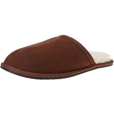 Amazon Essentials Herren Kuschelige Pantoffeln, Dunkles Toffee Braun Mikro Wildleder, 41 EU Amazon Essentials Herren Kuschelige Pantoffeln, Dunkles Toffee Braun Mikro Wildleder, 41 EU