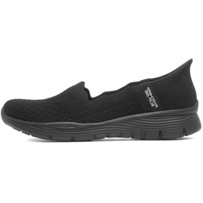 Skechers Damen Seager Believe It Slip-InTurnschuhe, Black Knit, 39 EU Skechers Damen Seager Believe It Slip-InTurnschuhe, Black Knit, 39 EU