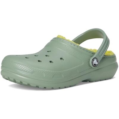 Crocs Unisex Kinder Classic Lined Clog K Clog, Moss, 37/38 EU Crocs Unisex Kinder Classic Lined Clog K Clog, Moss, 37/38 EU
