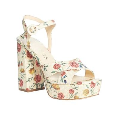 Guess Damen Vallenn Sandale, Natural Floral 111, 36 EU Guess Damen Vallenn Sandale, Natural Floral 111, 36 EU