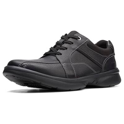 Clarks Herren Bradley Walk Oxford-Schuh, Schwarz gewalkt, 11.5 Wide Clarks Herren Bradley Walk Oxford-Schuh, Schwarz gewalkt, 11.5 Wide