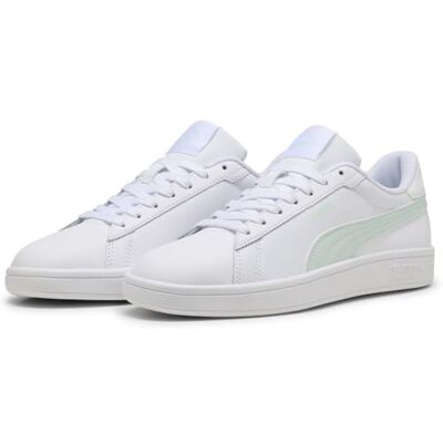 Puma Smash 3.0 L Unisex Sneaker, White Peaceful Blue, 45 EU Puma Smash 3.0 L Unisex Sneaker, White Peaceful Blue, 45 EU