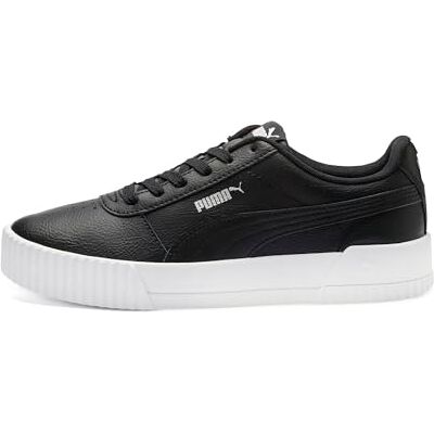Puma Damen Carina L Sneakers, Black- White- Silver, 40.5 EU Puma Damen Carina L Sneakers, Black- White- Silver, 40.5 EU