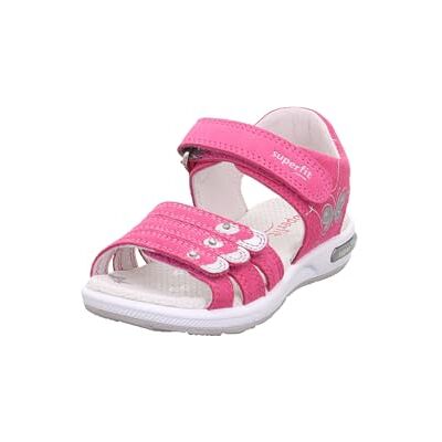 Superfit Mädchen Emily Sandale, Pink Silber 5510, 27 EU Superfit Mädchen Emily Sandale, Pink Silber 5510, 27 EU