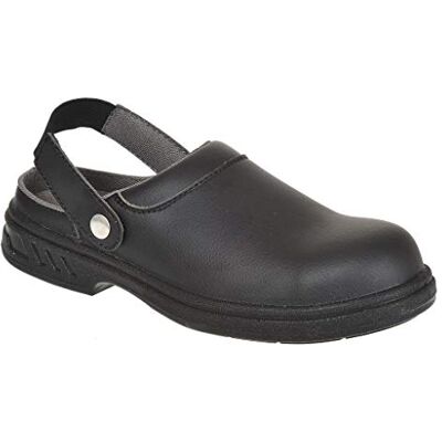 Portwest Steelite Sicherheitsclog SB AE WRU, Größe: 47, Farbe: Schwarz, FW82BKR47 Portwest Steelite Sicherheitsclog SB AE WRU, Größe: 47, Farbe: Schwarz, FW82BKR47