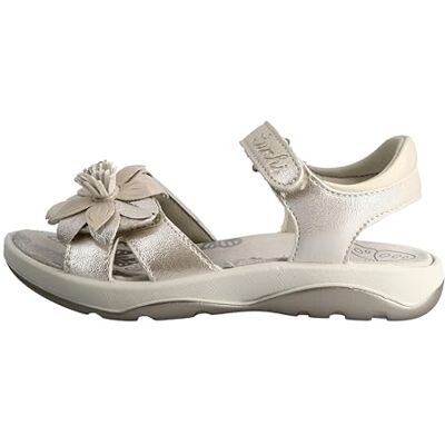 Lurchi Flora Kleinkind Sandale 74L2003001, platin, 32 Lurchi Flora Kleinkind Sandale 74L2003001, platin, 32