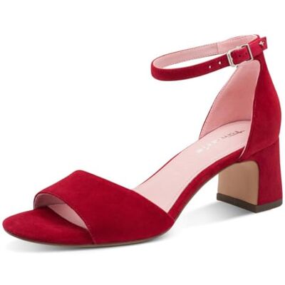 Tamaris Damen Sandalette mit Stilettoabsatz, rot, 41 EU Tamaris Damen Sandalette mit Stilettoabsatz, rot, 41 EU