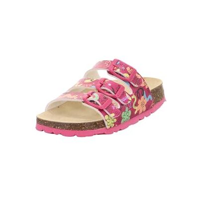 Superfit Mädchen Fussbettpantoffel Pantoffeln, Pink Mehrfarbig 5610, 24 EU Weit Superfit Mädchen Fussbettpantoffel Pantoffeln, Pink Mehrfarbig 5610, 24 EU Weit