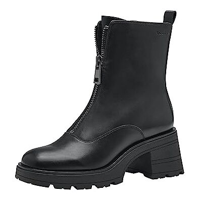 Tamaris Damen Boots mit Absatz Vegan; BLACK/schwarz; 39 EU Tamaris Damen Boots mit Absatz Vegan; BLACK/schwarz; 39 EU