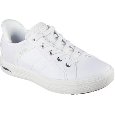 Skechers Arch Fit Arcade Forever Cozy Slip-On für Damen, weißes Leinen, 41 EU Skechers Arch Fit Arcade Forever Cozy Slip-On für Damen, weißes Leinen, 41 EU