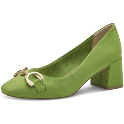 MARCO TOZZI Damen Pumps mit Blockabsatz Vegan, Grün (Apple), 39 EU MARCO TOZZI Damen Pumps mit Blockabsatz Vegan, Grün (Apple), 39 EU