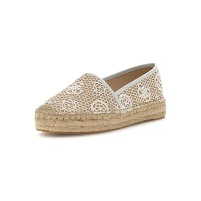 Guess Joelynn Espadrillas Espadrillas für Damen, White Navy, 39 EU Guess Joelynn Espadrillas Espadrillas für Damen, White Navy, 39 EU