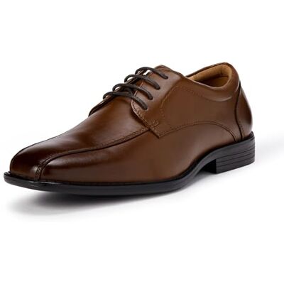 Amazon Essentials Herren Derby-Schuhe, Anzugschuhe, Business, Quadratische Zehenpartie, Bronze, 44 EU Amazon Essentials Herren Derby-Schuhe, Anzugschuhe, Business, Quadratische Zehenpartie, Bronze, 44 EU