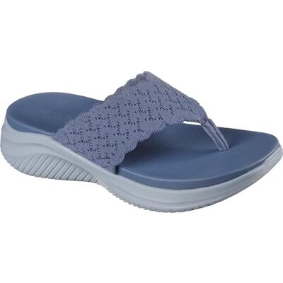 Skechers Damen Ultra Flex 3.0 Sandal Rhythm Waves, Slate, 39 EU Skechers Damen Ultra Flex 3.0 Sandal Rhythm Waves, Slate, 39 EU