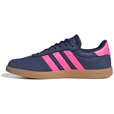 Adidas Damen BREAKNET Sleek Shoes, Dark Blue/Lucid pink/Gold met., 36 2/3 EU Adidas Damen BREAKNET Sleek Shoes, Dark Blue/Lucid pink/Gold met., 36 2/3 EU