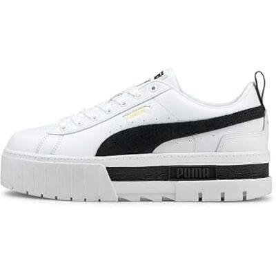 Puma Mayze LTH WN's Sneaker für Damen, Weiß Schwarz, 40.5 EU Puma Mayze LTH WN's Sneaker für Damen, Weiß Schwarz, 40.5 EU