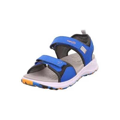Superfit Criss Cross Sandale, Blau/Orange 8000, 42 EU Weit Superfit Criss Cross Sandale, Blau/Orange 8000, 42 EU Weit