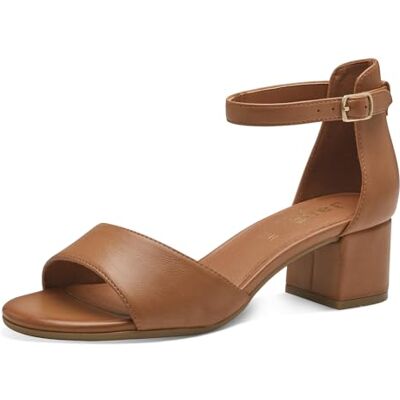 Jana Damen Sandalen mit Absatz Festlich Vegan, Braun (Tan), 42 EU Jana Damen Sandalen mit Absatz Festlich Vegan, Braun (Tan), 42 EU