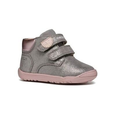 Geox Baby B MACCHIA Girl Shoes Grey/Rose 18 EU Geox Baby B MACCHIA Girl Shoes Grey/Rose 18 EU