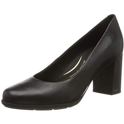 Geox Mädchen D New Annya A Pump, Schwarz, 35 EU Geox Mädchen D New Annya A Pump, Schwarz, 35 EU