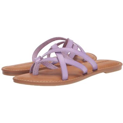 Amazon Essentials Damen Flache Riemchensandale zum Hineinschlüpfen, Lavendel, 44.5 EU Amazon Essentials Damen Flache Riemchensandale zum Hineinschlüpfen, Lavendel, 44.5 EU