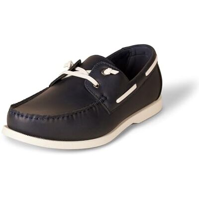 Amazon Essentials Herren Slip-On Bootsschuh, Marineblau, Größe 42 Amazon Essentials Herren Slip-On Bootsschuh, Marineblau, Größe 42