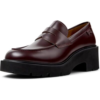 Camper , Milah, Women Moccasin/Ballerina, Burgundy, 37, (EU) Camper , Milah, Women Moccasin/Ballerina, Burgundy, 37, (EU)