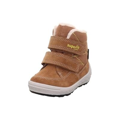 Superfit Baby Jungen Schuhe GROOVY Boot, Modern, BRAUN/GELB 3000, 21 Superfit Baby Jungen Schuhe GROOVY Boot, Modern, BRAUN/GELB 3000, 21
