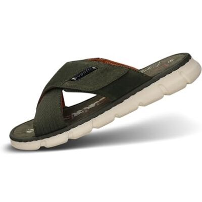 Bugatti -Herren-Sandale-321-AK084,dark green/dark green,40 Bugatti -Herren-Sandale-321-AK084,dark green/dark green,40