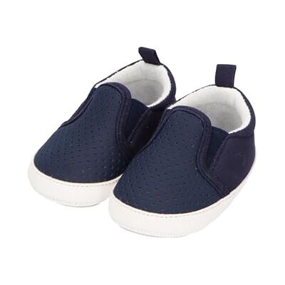 Sterntaler Babyschuh Farbmix für Jungen aus Kunstleder und Canvas Schuhe mit aufgenähter Rutschfester Sternensohle Baby Schuhe aus hochwertigem Material Marine, 22 Sterntaler Babyschuh Farbmix für Jungen aus Kunstleder und Canvas Schuhe mit aufgenähter Rutschfester Sternensohle Baby Schuhe aus hochwertigem Material Marine, 22