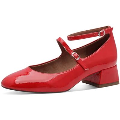 Tamaris Pumps Damen Elegant rot,EU 40 Tamaris Pumps Damen Elegant rot,EU 40